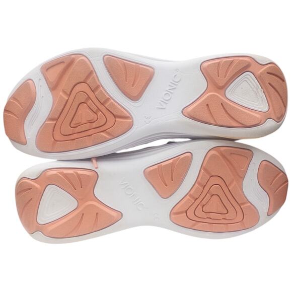 Vionic Women's Orthopedic Walking Sneakers Peach JoJo Ombre Mesh Lace Up 11 - Picture 8 of 9